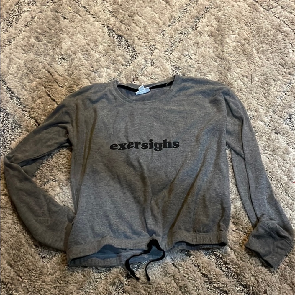 Fuzzy long sleeve